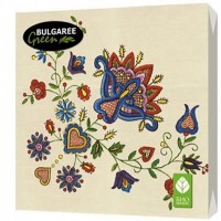 Салфетки бумажные 33*33см, 3-х слойная 20шт Вышивка